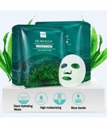 20 Seaweed Sheet Mask, Daily Face Mask Hyaluronic Acid to Smooth and Pur... - £15.63 GBP