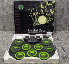 Quality Digital Drum Portable Electronic Drum Kit 9 Pads, Bluetooth - $14.99