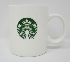 Starbucks Coffee Original 12 oz White Mug Cup with Green Classic Siren Logo** - £7.97 GBP