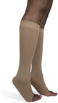 Sigvaris Soft Opaque 840 Open Toe Calf Compression Socks 15-20mmHg - £53.54 GBP