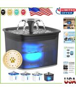 All-Life-Stages Pet Water Fountain with Flower Waterfall &amp; Gentle Stream - $1,105.91 MXN