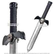 19&quot; Black Demon Foam Dagger LARP Latex Short Sword Video Game Weapon Cosplay - £18.18 GBP