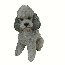 Vintage Gray Poodle Dog Figurine Canine Kingdom DF104B 4&quot; - £23.35 GBP