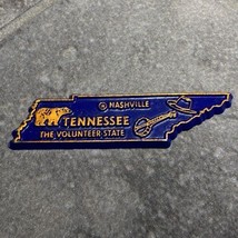 Tennessee State Shape Souvenir Refrigerator Magnet Rubber New - $2.92