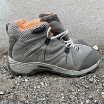 Merrell Reactor Ventilator Mid Kids Youth 3.5 US Gray Lace Up Boots 80157 - $23.38