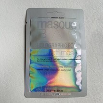 Masque Bar Holographic Foil Peel Off Mask Revitalizing Moisturizing Illuminating - £8.72 GBP