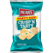 Herr&#39;s Flavored Potato Chips, 3-Pack 13 oz.  Party Size Bags - £29.85 GBP