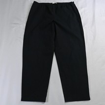 Eileen Fisher Fits Medium Black Side Zip Slim Ankle Womens Dress Pants - £11.98 GBP