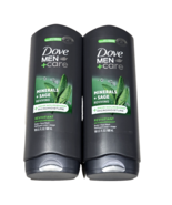2 Pack Dove Men Care Minerals Sage Reviving Nourishing Micromoisture Body - $33.99