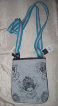 Juicy Couture Heather Gray Crossbody Velour bag Purse-New $128 - $42.08 CAD