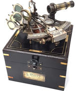 Nautical Sextant J.Scott London Vintage Brass Antique Sextants with Box ... - £61.05 GBP