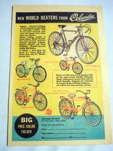 1964 Color Ad Columbia Bike World Beaters, Westfield, Mass. - $7.99