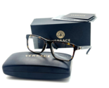 Versace Women Rectangular  Eyeglasses MOD 3253A 108 HAVANA BROWN 55-17-1... - £93.40 GBP