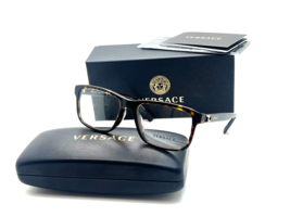 Versace Women Rectangular  Eyeglasses MOD 3253A 108 HAVANA BROWN 55-17-1... - $116.28