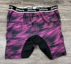 Intensity Ladies Size XL Padded Softball Sliding Shorts Pink &amp; Black - £9.49 GBP