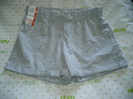 Wonder Nation Girls Pull On Rolled Cuff Shorts Size Medium (7-8) Gray New - £7.50 GBP