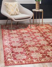 EORC Buy Handmade Afghan Wool Red Transitional All Over Turkish Knot Rug Online - £2,107.22 GBP+