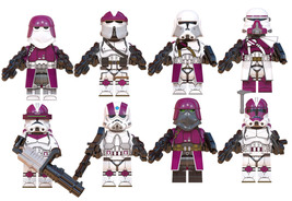 Star Wars 8 Custom Minifigures AT-RT Driver Paratroopers Elite Squad Troopers - $17.68