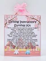 Driving Instructor&#39;s Survival Kit (PINK) - Fun, Novelty Gift &amp; Greetings Card  - £6.57 GBP