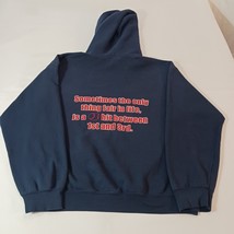 Gildan Ultra Blend LANCER SOFTBALL Men's Blue Hoodie Pullover Sweatshirt Size M image 2