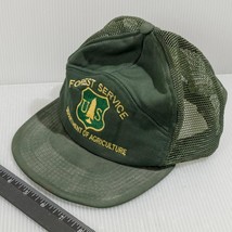 US Forest Service Department of Agriculture 7-panel Snapback Hat Trucker... - $54.44