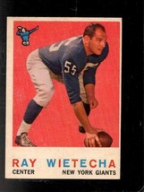 1959 Topps #99 Ray Wietecha Ex Ny Giants *X87031 - £1.53 GBP