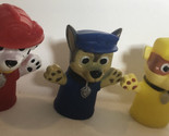 Paw Patrol lot of 3 Finger Figures Rubble Chase Marshall - $6.92