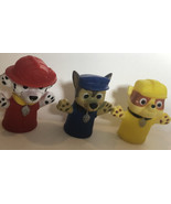 Paw Patrol lot of 3 Finger Figures Rubble Chase Marshall - £5.42 GBP