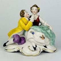 Erphila Porcelain Figurine Man Courting Woman Couple Made In Germany U.S... - £30.92 GBP