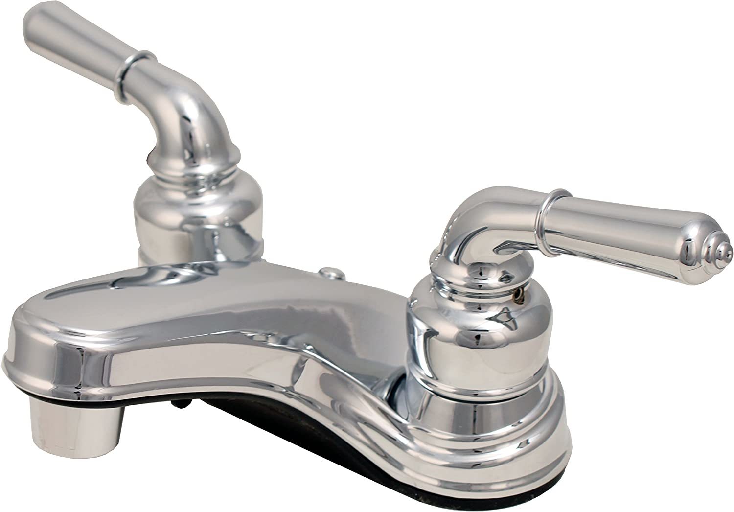 Plastic Non-Metallic, Two-Handle, Chrome Bathroom Faucet From Plumbusa. - $39.99