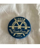 Vintage 1965 Port of Sioux City IA River Cade Sept 3 4 5 6 Pin back Button - $13.53 CAD
