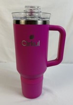 Cirkul Tumbler 40oz All-Day StrawSip Stainless Steel Brink Bright Pink Mug Cup - £39.89 GBP