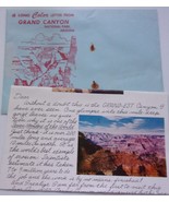 Vintage A Long Color Letter From Grand Canyon National Park Arizona - $5.47 CAD