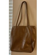 Bueno brown Carryall ostrich tote bag - $13.94 CAD