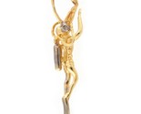 Scuba diver Unisex Charm 14kt Yellow and White Gold 391368 - $399.00