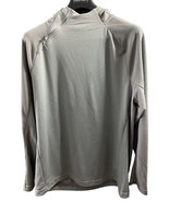 Men LevelWear long sleeves gray Hoodie top Sz Large - £38.72 GBP