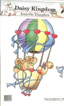 Daisy Kingdom HOT AIR BALLOON Iron-On Transfers #6427 NEW - $4.47