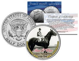 MAN O’ WAR  * Greatest Thoroughbred of All-Time * Racehorse JFK Half Dollar Coin - £6.82 GBP