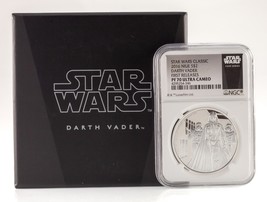 2016 Niue S $ 2 Star Wars Klassisch Darth Vader NGC PF70 Ultra Cameo Erste Frei - £182.01 GBP