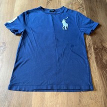 Boys Size Medium 10-12 Polo by Ralph Lauren Blue Short Sleeve T Shirt To... - £11.09 GBP