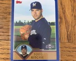Topps 442 Todd Ritchie Karte - £8.43 GBP
