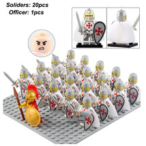 Knights of  Knights Templar with Weapons Army Set 21 Minifigures Lot - £17.73 GBP