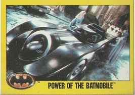 BATMAN - POWER OF THE BATMOBILE 1989 TOPPS # 149 - $1.73