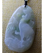 Icy Ice Multi Color 100% Natural Burma Jadeite Jade Phoenix Pendant # 25... - £948.09 GBP