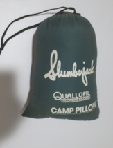 PLAID Slumberjack Camp PlLLow in Bag 15 IN x 15 IN Used - £2.90 GBP