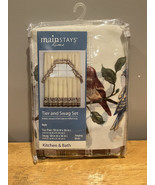 VINTAGE Mainstays Home Singing Birds Plaid Tier (58x36) & Swag (58x36) S... - €29,75 EUR VINTAGE Mainstays Home Singing Birds Plaid Tier (58x36) & Swag (58x36) S... - €29,75 EUR