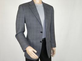 Mens sport Coat APOLLO KING English Plaid 100% Wool super 150's C17 Gray New image 11