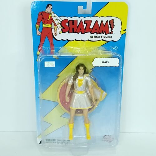 DC Direct Toys - Shazam! White Variant Mary Marvel 6” Figure w Cape - Sealed NEW - $29.69