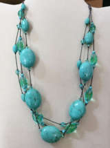 Dabby Reid Ronnie Fabulous Turquoise Stone Necklace **Beautiful** - £71.14 GBP