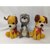 Animal Fair Pet Dog Squirrel Plush Lot 5 Inch Vintage Stuffed Animal Toy - $20.95